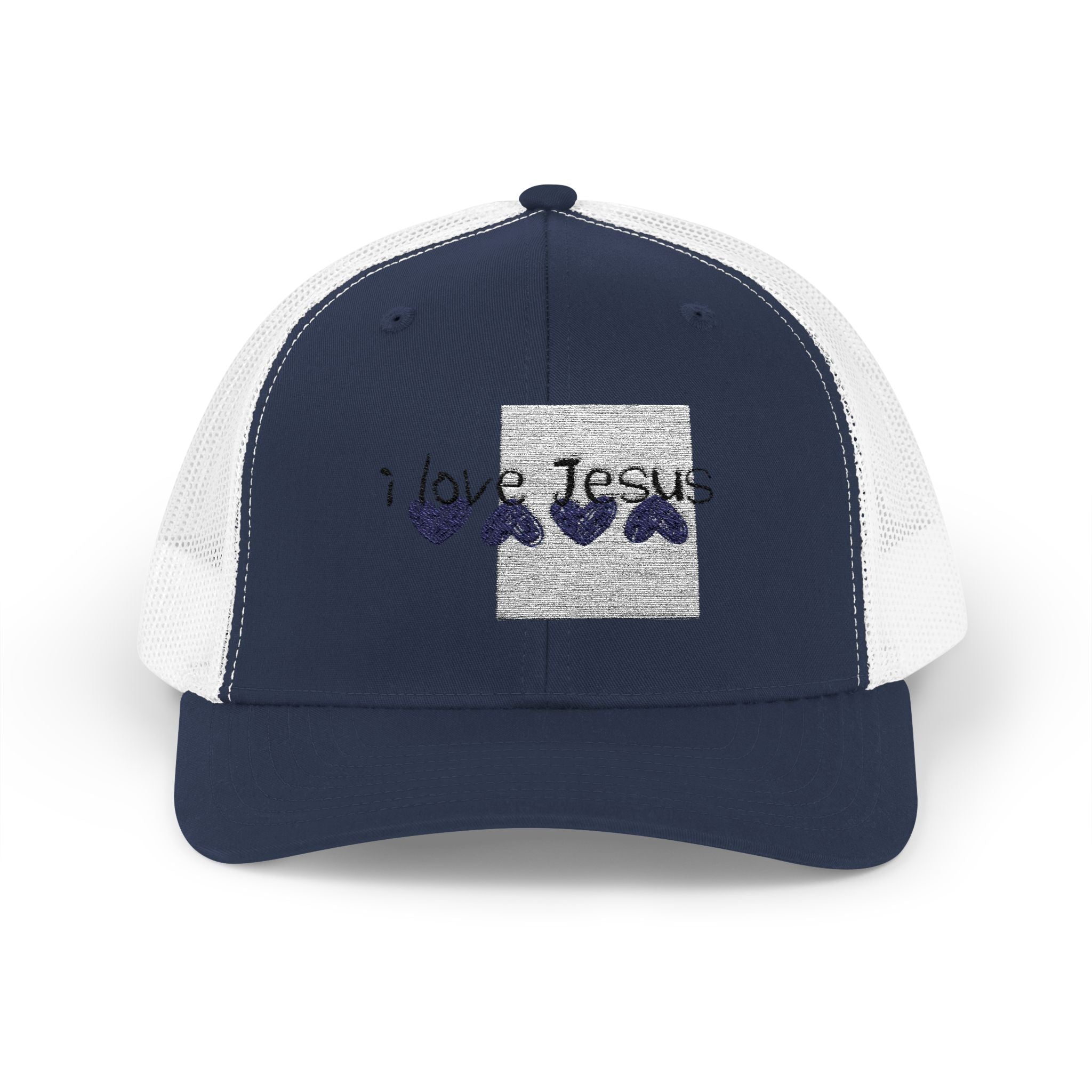 Jesus Wave Snapback Trucker Cap – Christian Mesh Hat