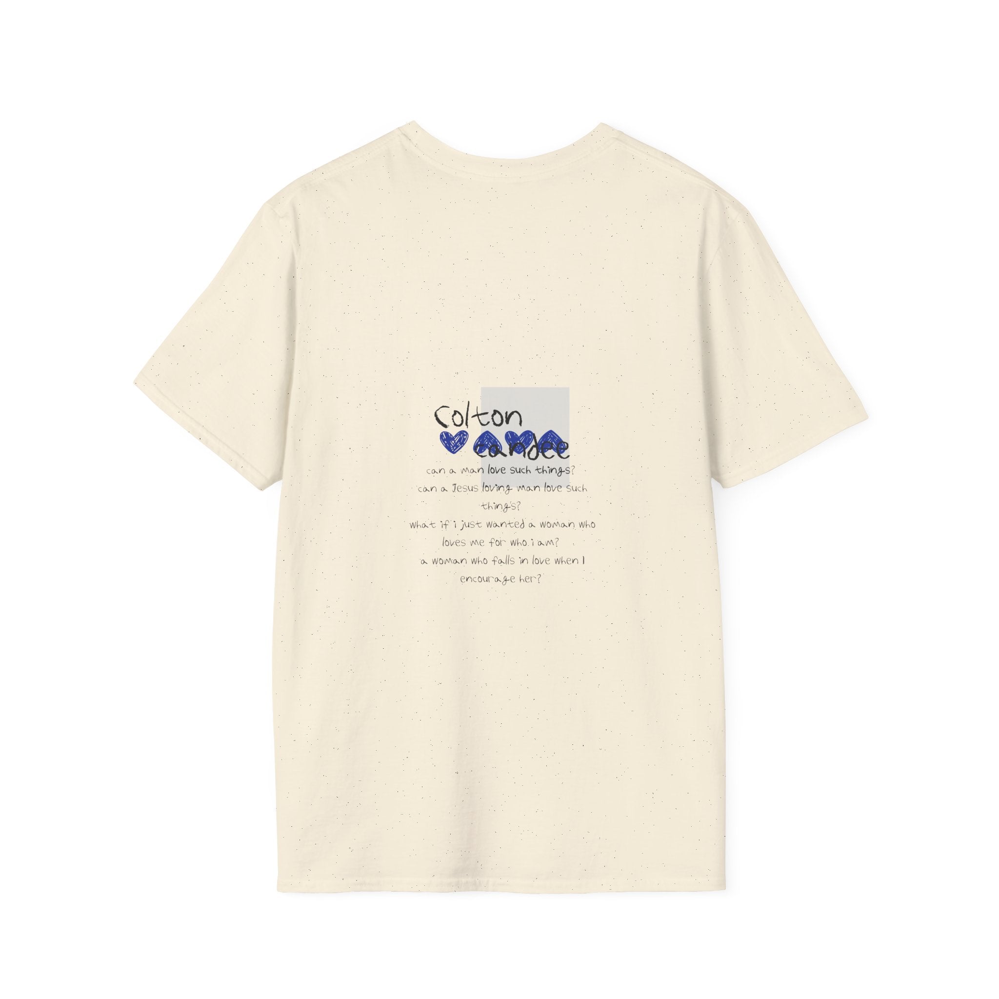 I Love Jesus T-Shirt — Blue Heart Faith Graphic Tee