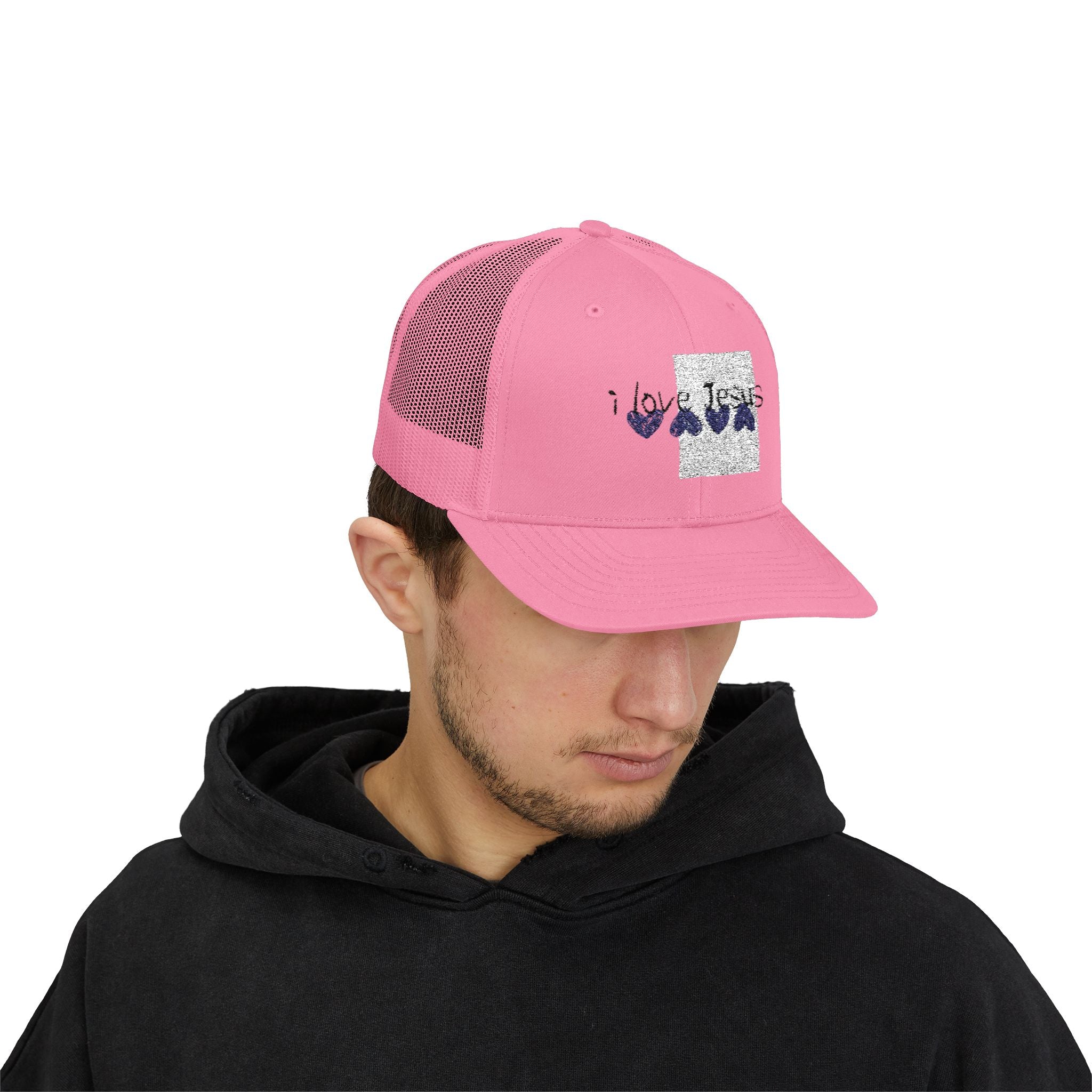 Jesus Wave Snapback Trucker Cap – Christian Mesh Hat