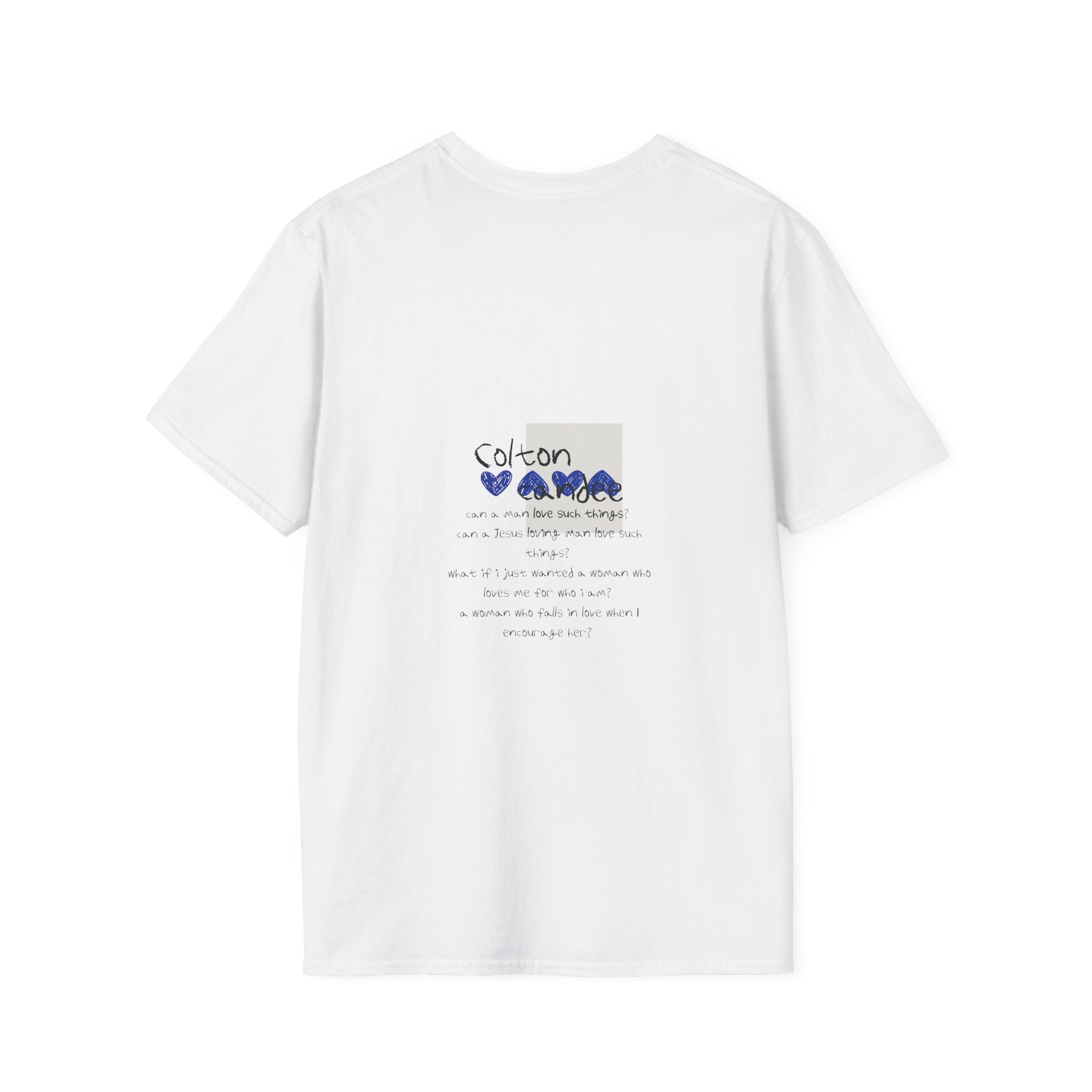 I Love Jesus T-Shirt — Blue Heart Faith Graphic Tee