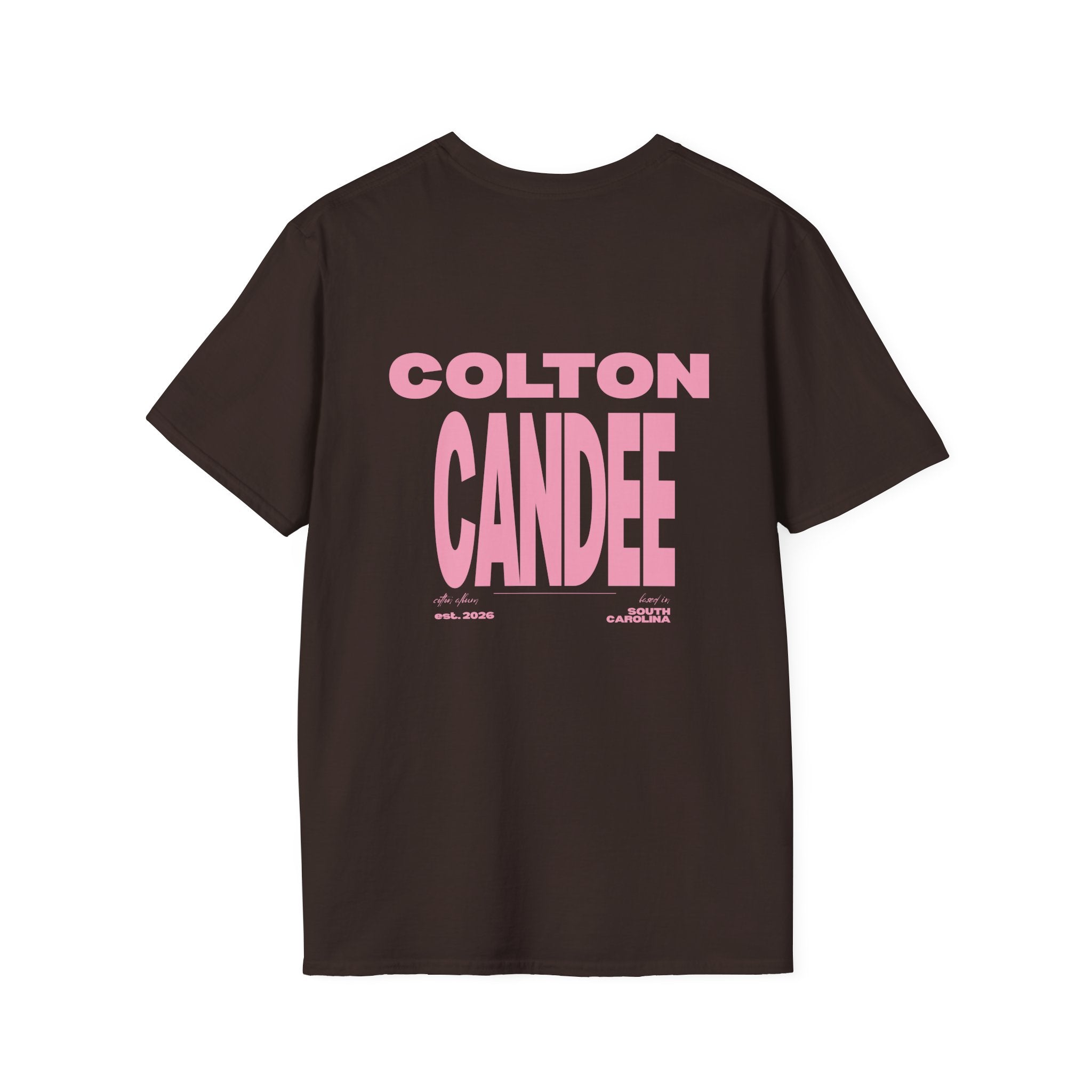 Colton Candee Pink Logo T‑Shirt