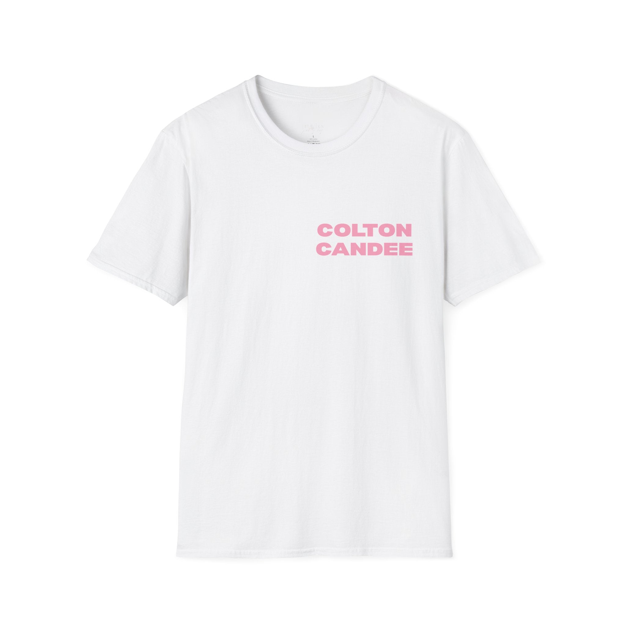 Colton Candee Pink Logo T‑Shirt