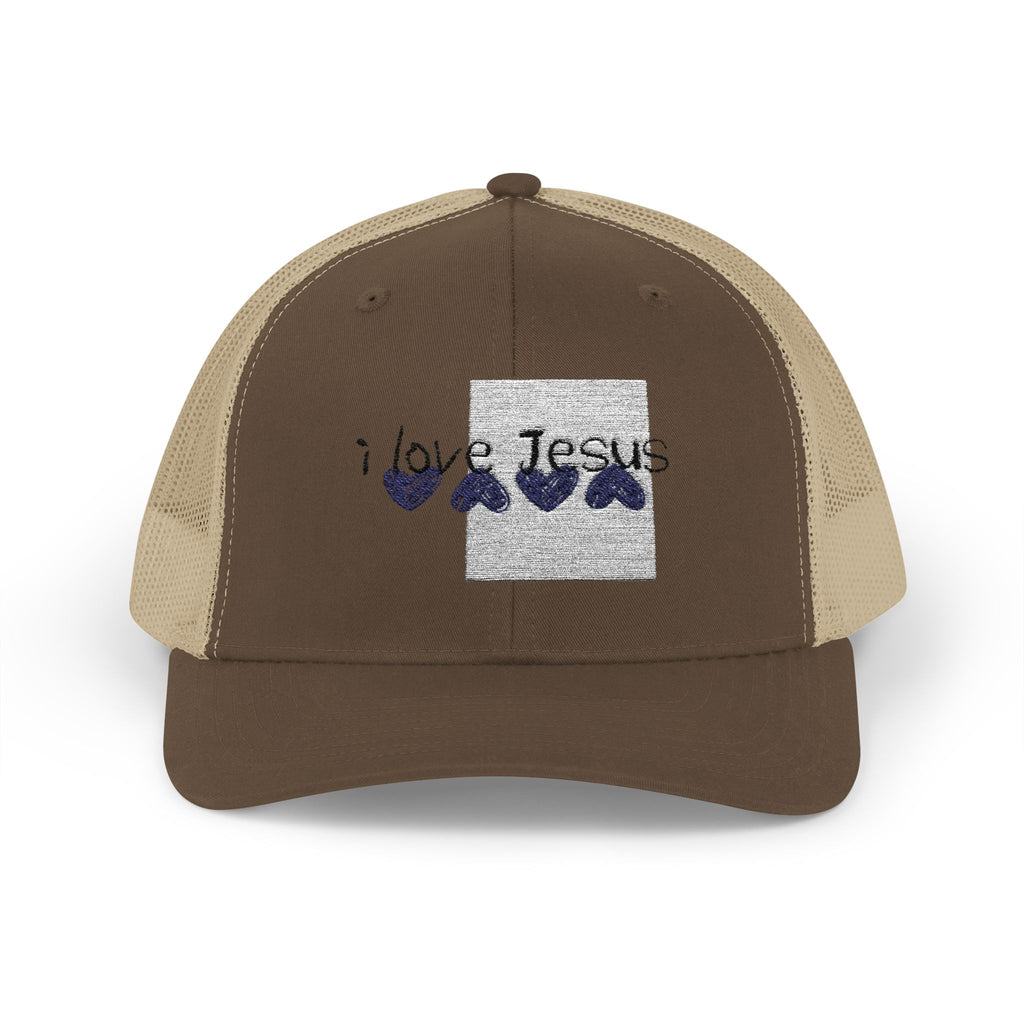 Jesus Wave Snapback Trucker Cap – Christian Mesh Hat