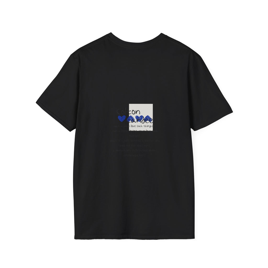 I Love Jesus T-Shirt — Blue Heart Faith Graphic Tee