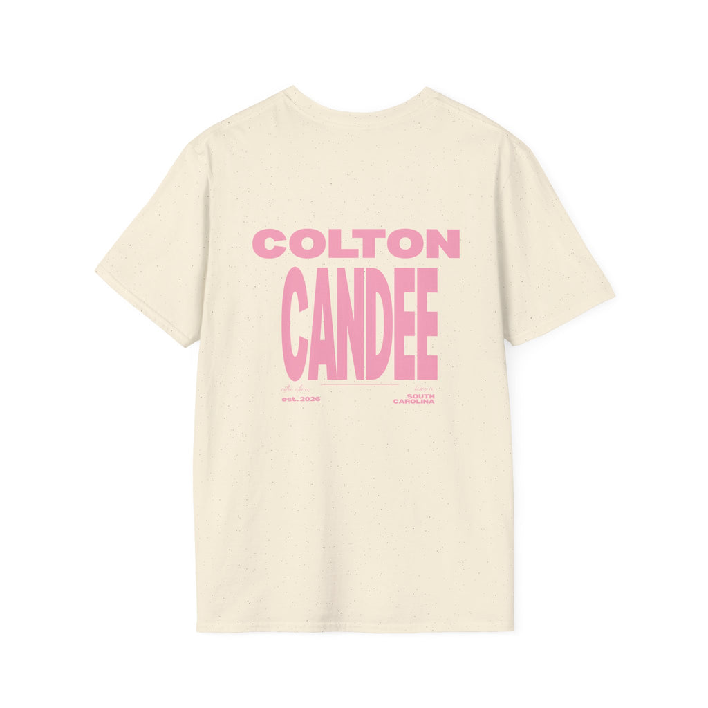 Colton Candee Pink Logo T‑Shirt