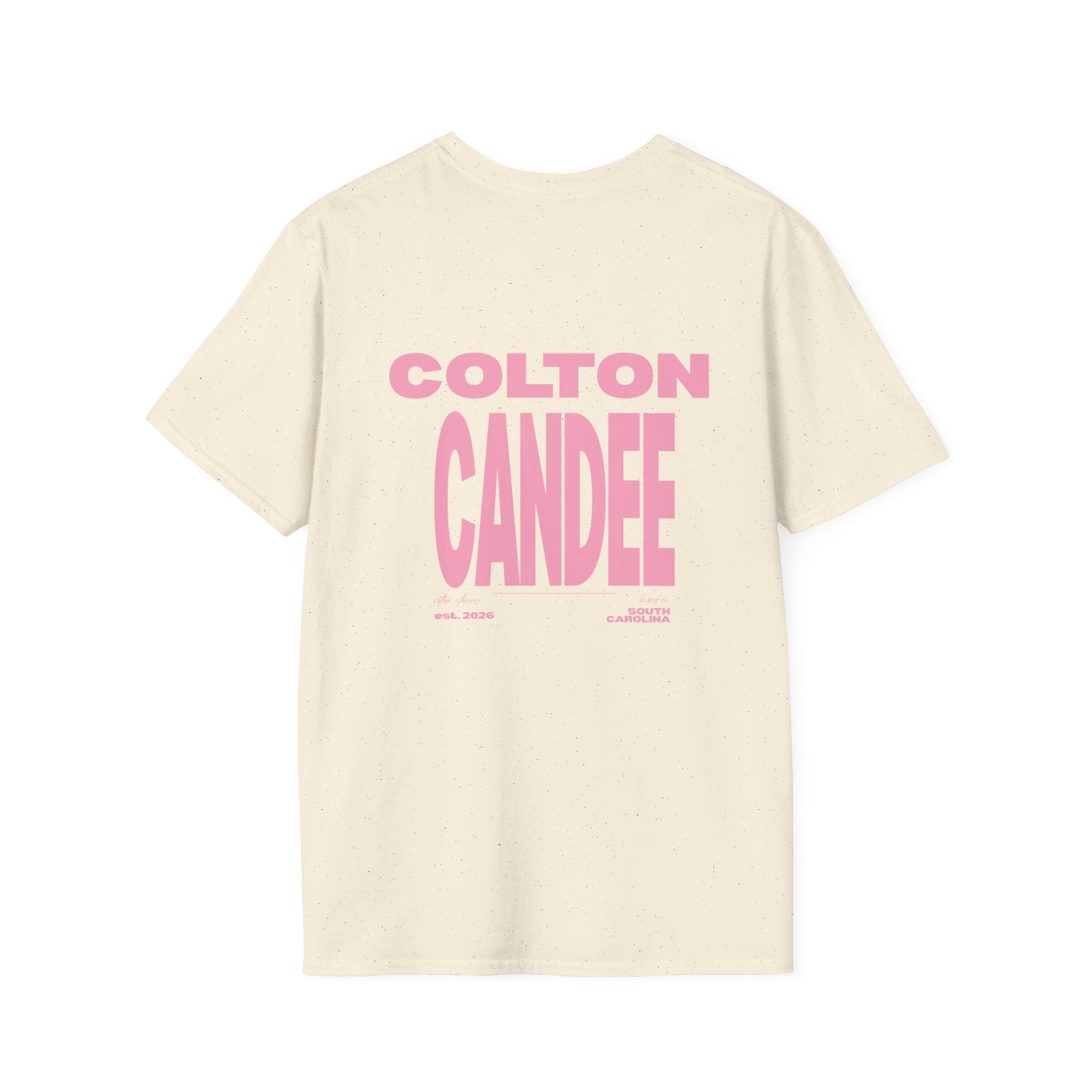 Colton Candee Pink Logo T‑Shirt