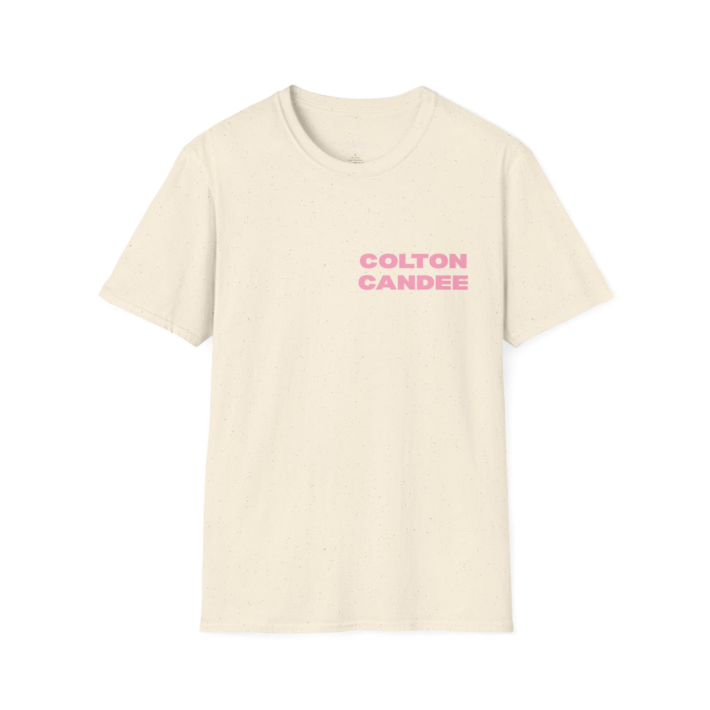 Colton Candee Pink Logo T‑Shirt