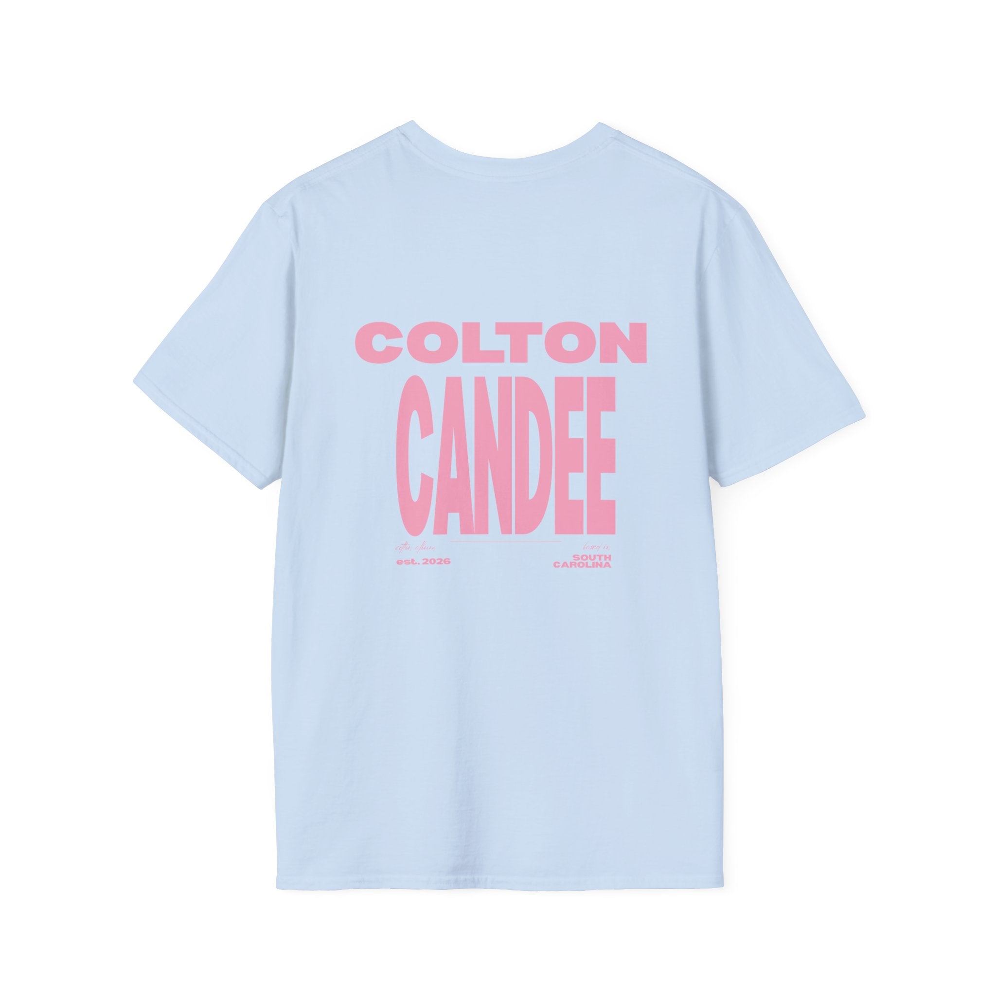 Colton Candee Pink Logo T‑Shirt